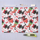 Candy Cane kerst met rode kruis Tissuepapier (Craft)