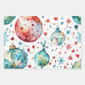 Candy Cane Kerstballen Inpakpapier Vel (Voorkant 3)