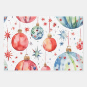 Candy Cane Kerstballen Inpakpapier Vel (Voorkant 2)