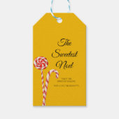 Candy Cane Kerstcadeauticket | De Zoetste Noel Cadeaulabel (Voorkant)