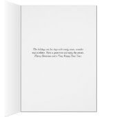 Candy Cane kerstKaart (Binnen (Rechts))