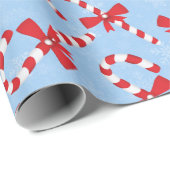 Candy Cane Kerstmis Cadeaupapier (Rol Hoek)