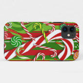 Candy Cane Kerstmis Case-Mate iPhone Case (Achterkant (horizontaal))