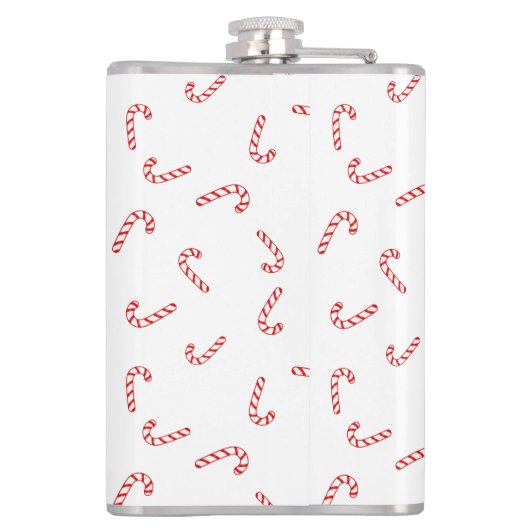 Candy Cane Kerstmis Heupfles (Achterkant)