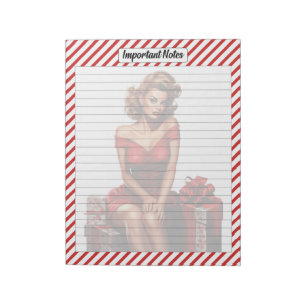 Candy Cane Kerstmis Notitieblok