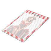 Candy Cane Kerstmis Notitieblok (Schuin)