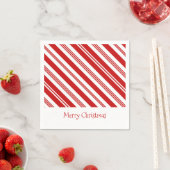 Candy Cane Kerstmis Servet (Insitu)