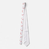 Candy Cane Kerstmis Stropdas (Achterkant)