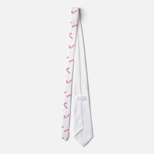 Candy Cane Kerstmis Stropdas (Achterkant)