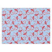 Candy Cane Kerstmis Tafelkleed (Voorkant (Horizontaal))