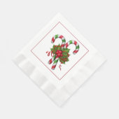 Candy Cane Kerstpapier servetten (Hoek)