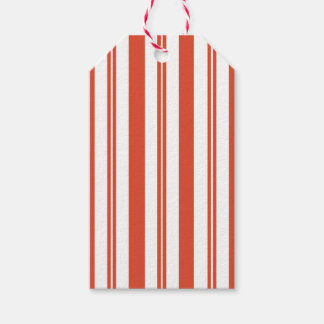 Candy Cane Koor-Grote Streep Cadeaulabel