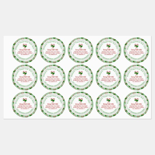 Candy Cane Labels (Vel)