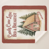 Candy Cane Lane Bed & Breakfast couverture Sherpa (Devant (Horizontal))