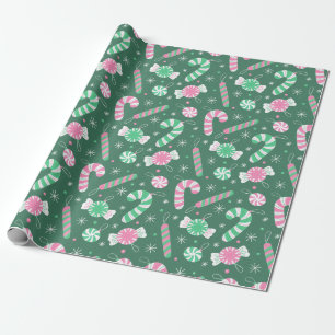 Candy Cane Lane Cadeaupapier
