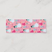 Candy Cane Lane Christmas Bladwijzer Mini Visitekaartje (Achterkant)