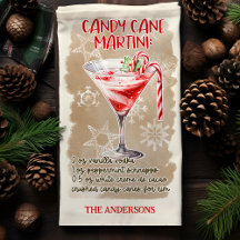 Candy Cane Martini Christmas Cocktail Recept