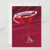 Candy Cane Martini Kaart (Voorkant)