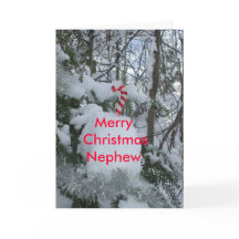 Candy Cane-Merry Christmas Nephew