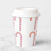 Candy Cane Paper Cup Papieren Bekers (Rechts)