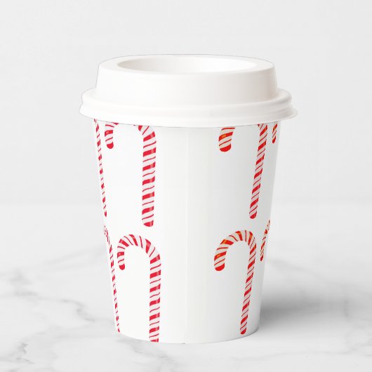 Candy Cane Paper Cup Papieren Bekers (Rechts)