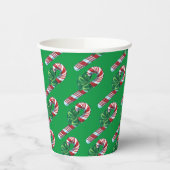 Candy Cane Paper cup Papieren Bekers (Links)