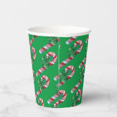 Candy Cane Paper cup Papieren Bekers (Rechts)