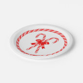Candy Cane Papieren Bordje (Gekanteld)