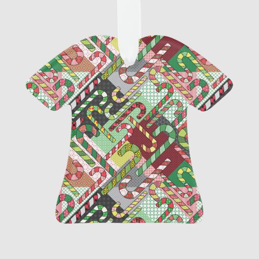 Candy Cane Pattern Ornament (achterkant)