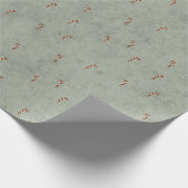 Candy Cane Pattern Wrapping Paper Cadeaupapier (Hoek)