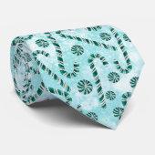 Candy Cane peppermint kerstmis Stropdas (Opgerold)