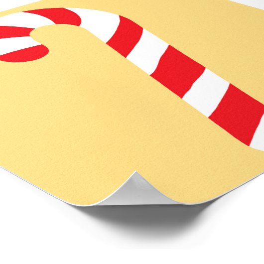 Candy Cane Poster (Hoek)