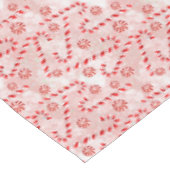 Candy Cane roze Kerstmis Tafelkleed (Gekanteld)