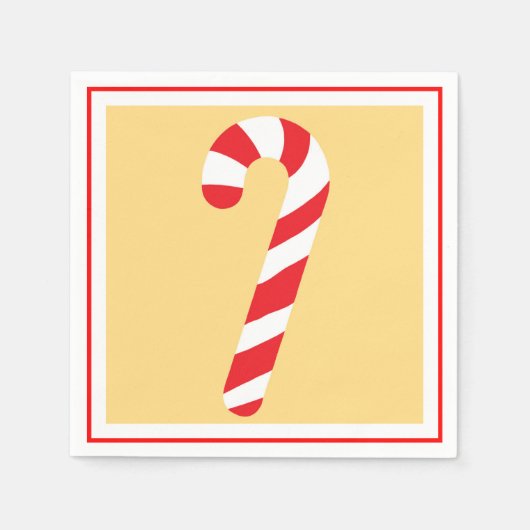 Candy Cane Servet (Voorkant)