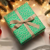 Candy Cane set van 3 inpakpapier Vel