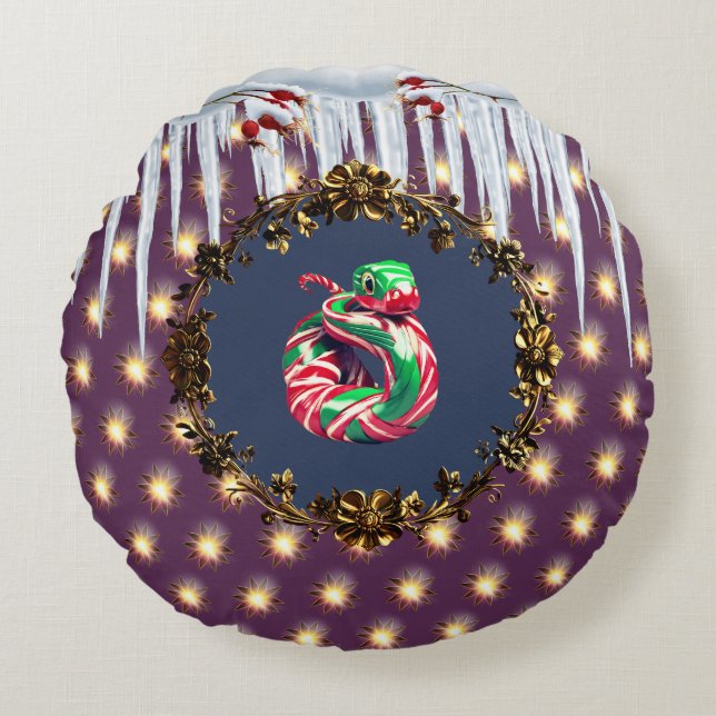 CANDY CANE SLANG kussen (Voorkant)