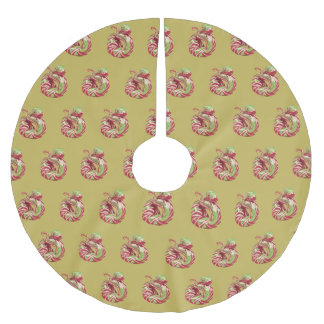 CANDY CANE SLANG op VEGAS GOUDEN boomrok Kerstboom Rok