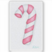 Candy Cane Sticker (Voorkant)