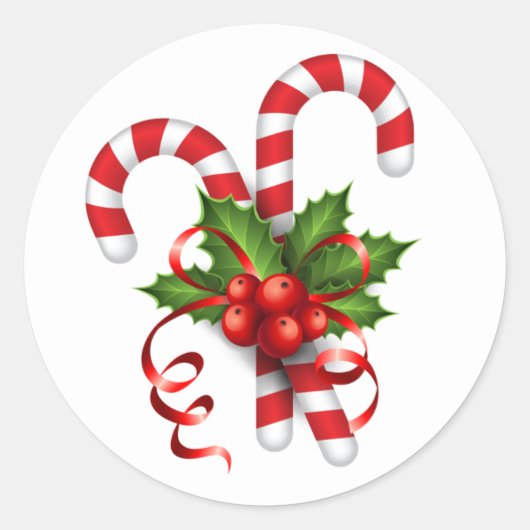 Candy Cane Stickers (Voorkant)