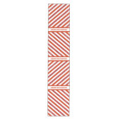 Candy Cane Stripe Family Kerstmis Medium Tafelloper (Voorkant)