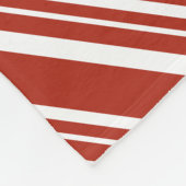 Candy Cane Stripe Fleece Blanket (Hoek)