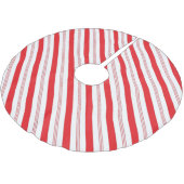 Candy Cane Stripe Kerstmis Kerstboom Rok (Gekanteld)