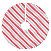Candy Cane Stripe Kerstmis Kerstboom Rok (Voorkant)