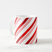 Candy Cane Stripe Koffiemok (Voorkant links)