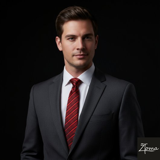 Candy Cane Stripe Red black Bow Festive Christmas Stropdas