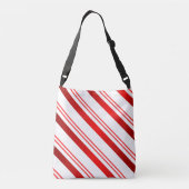 Candy Cane Striped Crossbody Tas (Achterkant)
