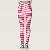 Candy Cane Striped Leggings (Voorkant)