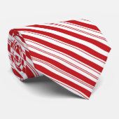 Candy Cane Striped Stropdas (Opgerold)
