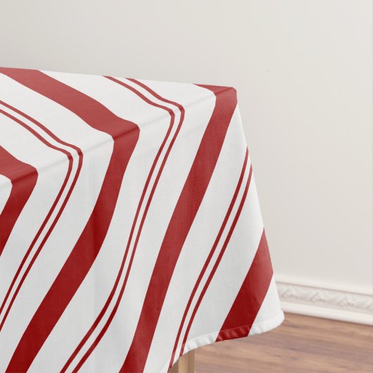 Candy Cane Striped Tafelkleed (Voorbeeld)