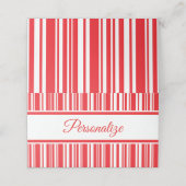 Candy Cane Stripes (Buitenkant ongevouwen)